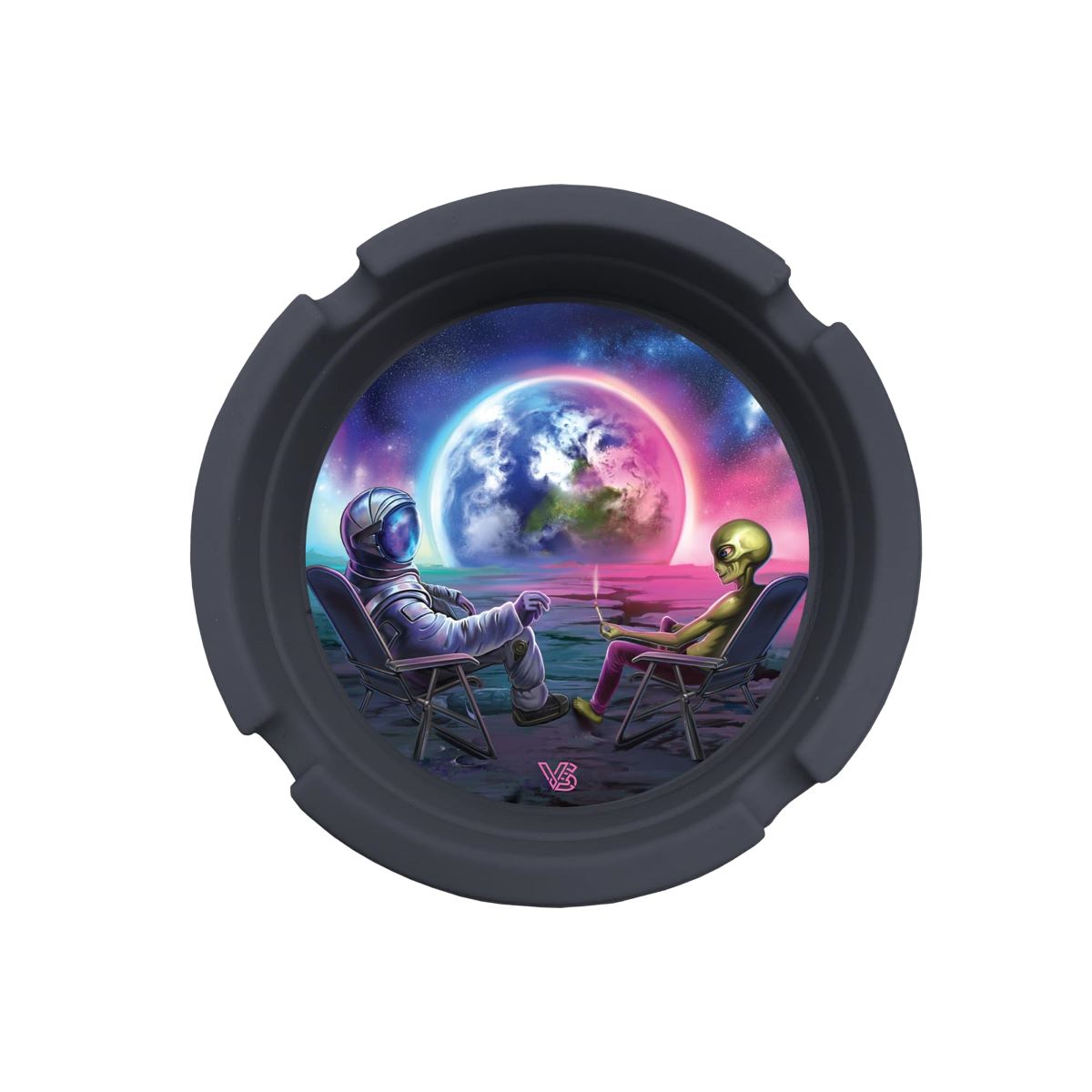 V Syndicate Silicone Ashtray - Blunt Orbit