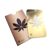 V Syndicate Grinder Card - Gold - Leaf