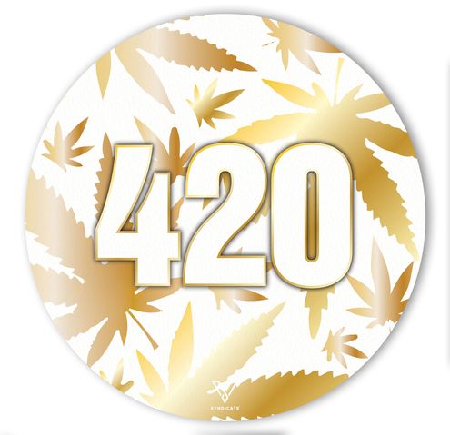 V Syndicate Slikks-Small Round-420 Gold