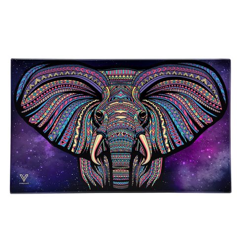 V-syndicate GLASS ROLLING TRAY Large-elephant