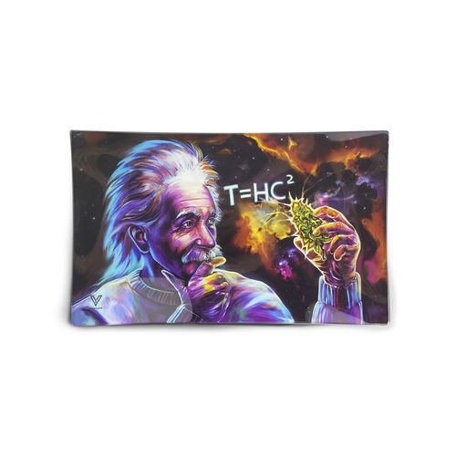 V-syndicate GLASS ROLLING TRAY Large-t=hc2 BLACK HOLE