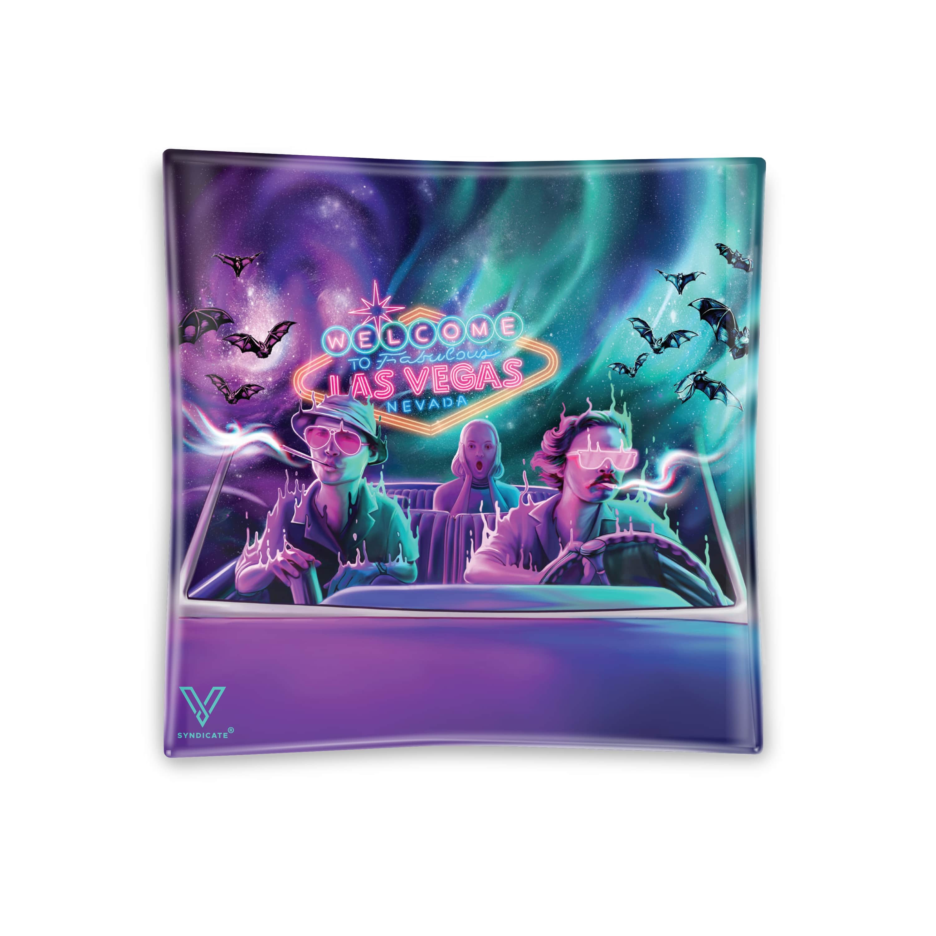 V Syndicate-Glass Ashtray-Bat Country
