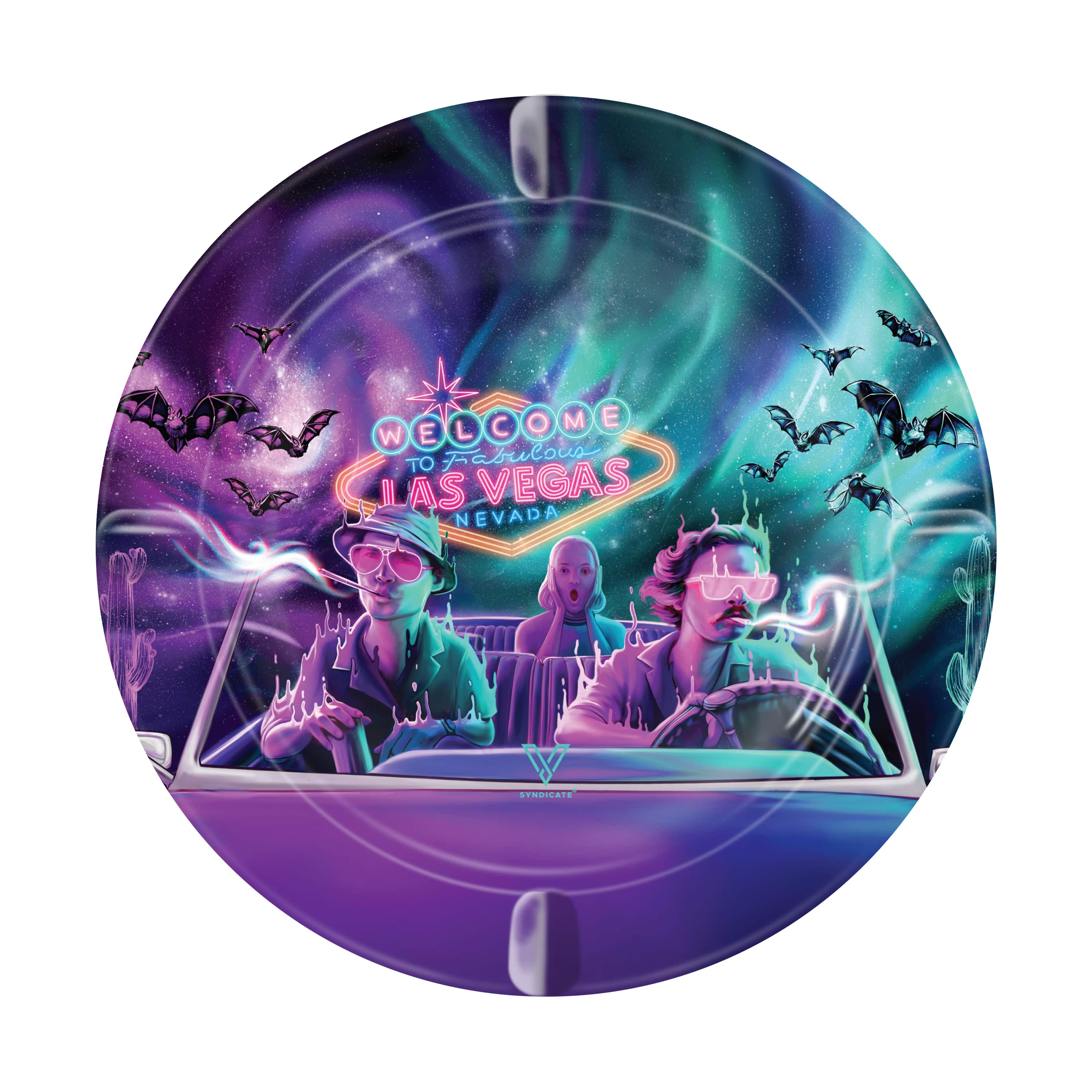V Syndicate Metal Ashtray - Bat Country