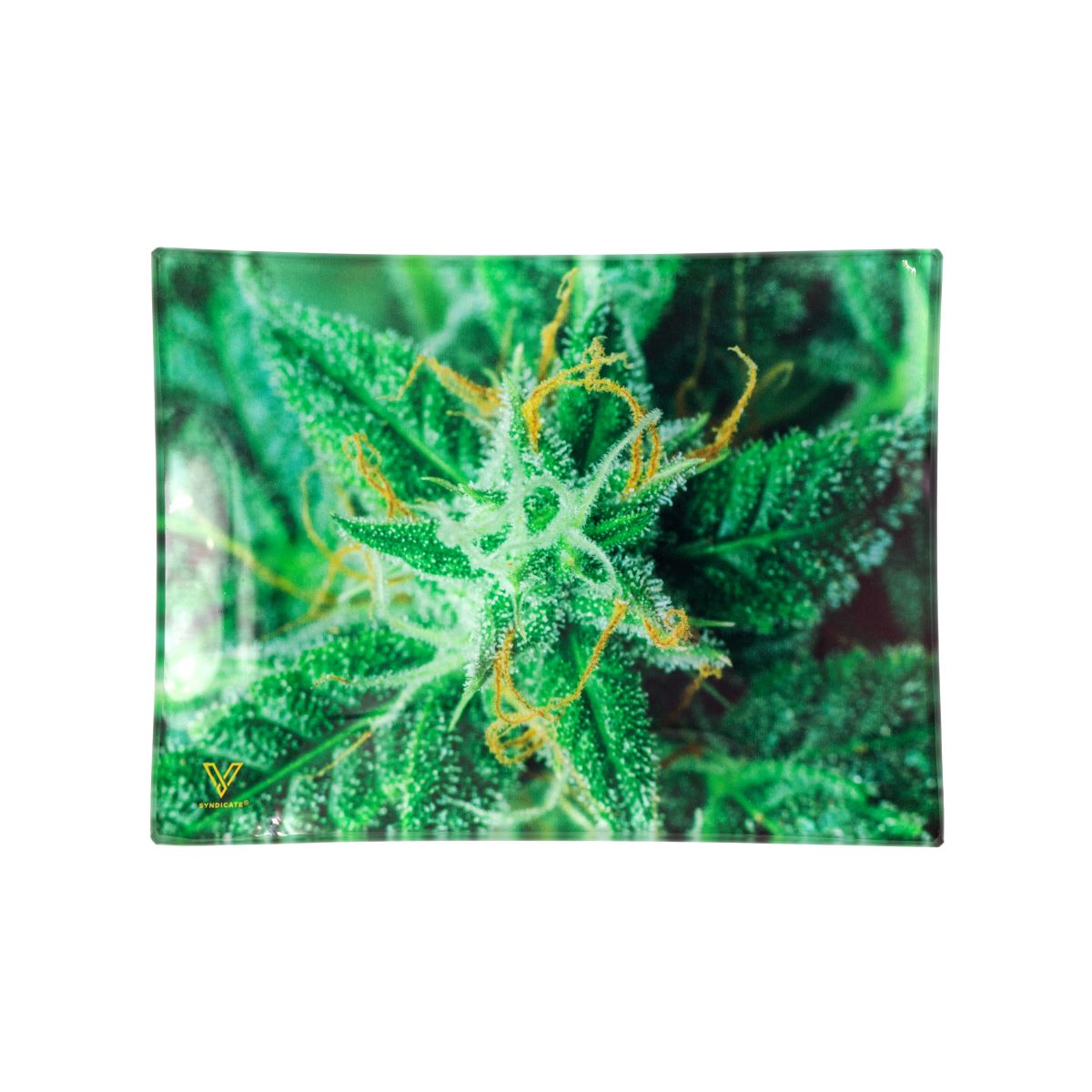 V-syndicate GLASS ROLLING TRAY Small-"ak 47"