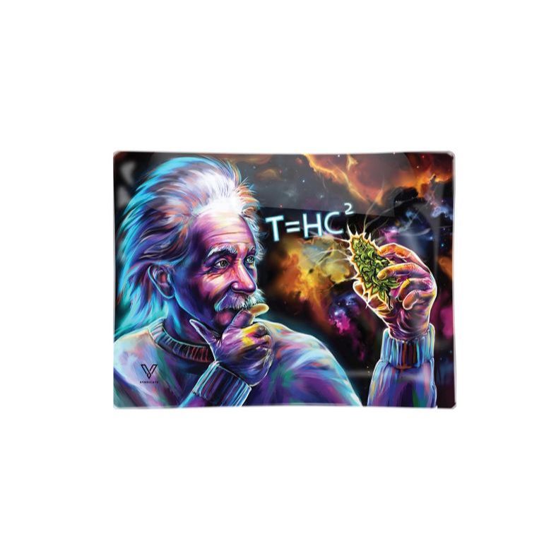 V-Syndicate Glass Rolling Tray Small - T=HC2 Black Hole