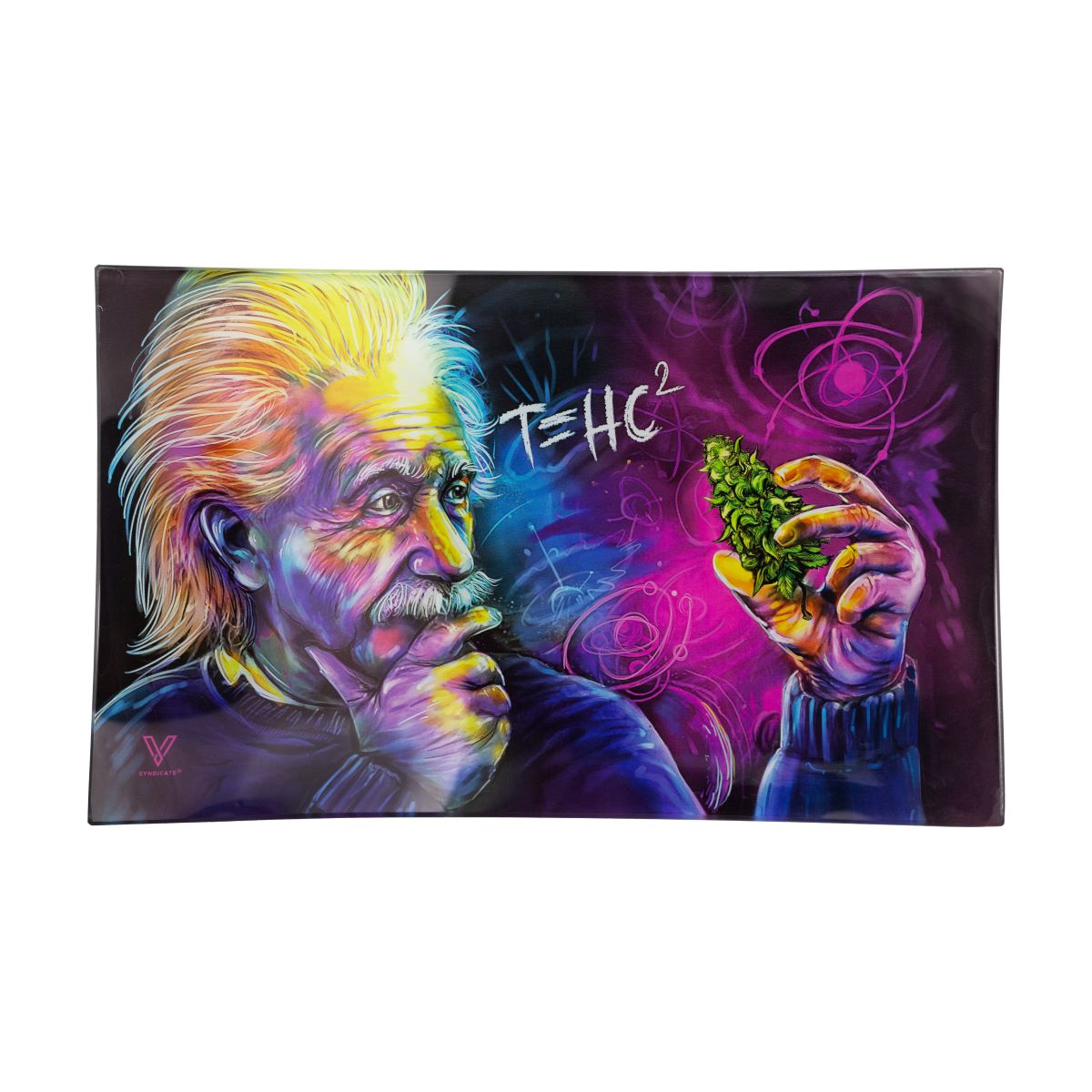 V-syndicate GLASS TRAY LARGE T=HC2