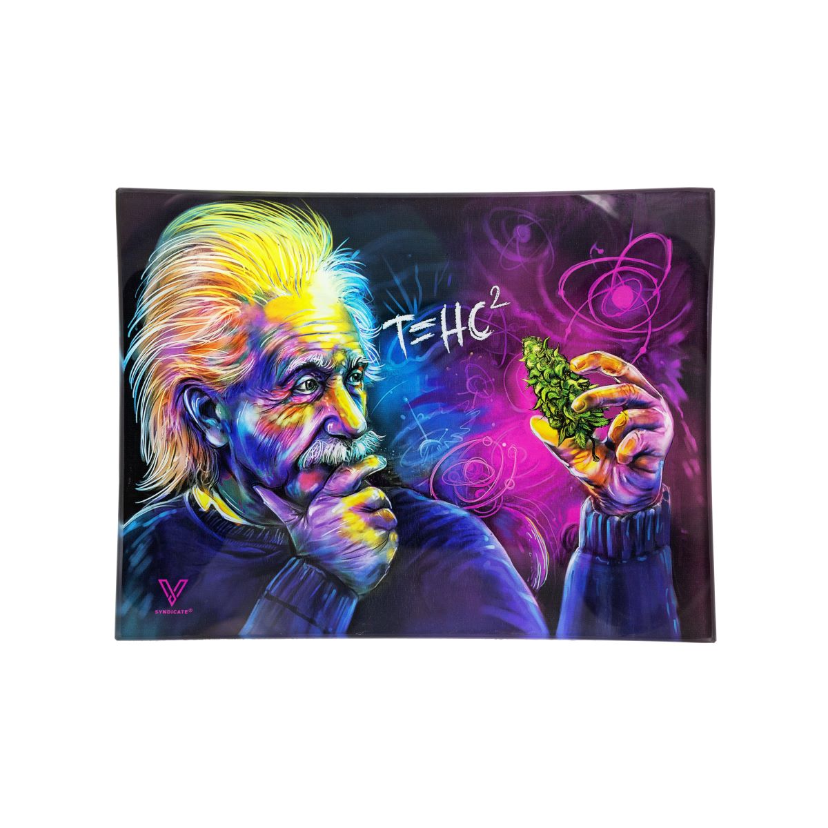 V-syndicate GLASS ROLLING TRAY Small-t=hc2